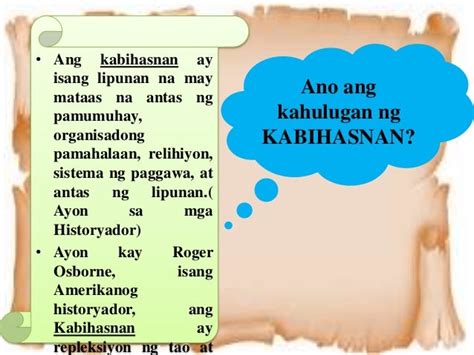 ano ang kahulugan ng kabihasnan at sibilisasyon tagalog|KABIHASNAN AT SIBILISASYON.pptx .